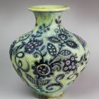 Vase - With bird and flower motifs