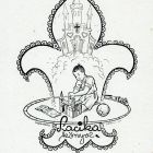 Ex-libris (bookplate) - The of Lacika (L. Palotás)