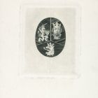 Ex-libris (bookplate) - Coat of arms without name