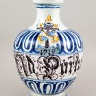 Pharmacy jar - with the coat of arms of the Franciscan Order