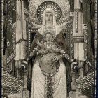 Photograph - "Patrona Hungariae" glass mosaic altarpiece