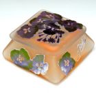 Box with cover - with flowers