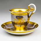 Ornamental cup and saucer