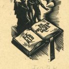 Ex-libris (bookplate) - dr. Imre Politzer