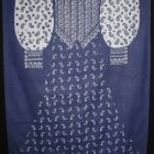 Textile image - Blue dyeing dress