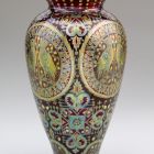 Vase - Decorated with birds and the patterning of Byzantine silk