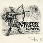 Ex-libris (bookplate) - Book of István Milotay