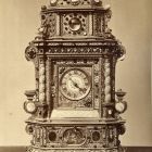 Photograph - clock decorated with jewels, from the Esterhazy Treasury, Frakno,at the Exhibition of Applied Arts, 1876