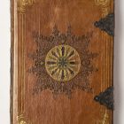 Book in 'a la cathedrale'  binding - the former album of the Procopius collection of historical holy cards