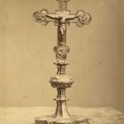 Photograph - late Gothic altar-crucifix from the treasury of the Cathedral of Banska Bystrica at the Exhibition of Applied Arts 1876