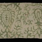Fabric fragment - with printed pattern