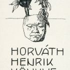 Ex-libris (bookplate) - Book of Henrik Horváth