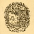 Ex-libris (bookplate) - Ferenc Marthy