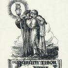 Ex-libris (bookplate) - Book of Dr. Tibor Bárány