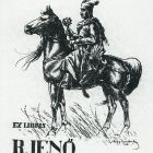 Ex-libris (bookplate) - Jenő R. (Reisinger)