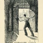 Ex-libris (bookplate) - Arch. László Hoffmann