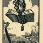 Ex-libris (bookplate) - utr. Jur. Dr Colomanni Szentmáry