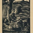 Ex-libris (bookplate) - Book of Aurél Baranyai