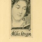 Ex-libris (bookplate) - The book of Álika