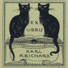 Ex-libris (bookplate) - Karl Reichard