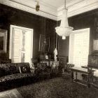 Interior photograph - salon of Erzsébet Károlyi  in the Károlyi Palace (Egyetem, today Károlyi str.)