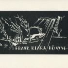 Ex-libris (bookplate) - Book of Klára Frank