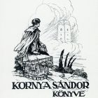 Ex-libris (bookplate) - Book of Sándor Kornya