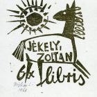 Ex-libris (bookplate) - Zoltán Jékely