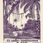 Ex-libris (bookplate) - Geobotanicis Prof. -is dr. R. Soó de Bere