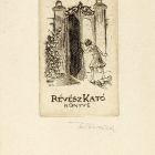 Ex-libris (bookplate) - Kató Révész