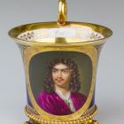 Cup - with Moliére's portrait