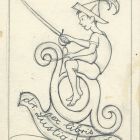 Ex-libris (bookplate) - Dr. István Lustig