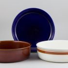 Round dish (part of a set) - Variable household tableware set