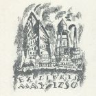 Ex-libris (bookplate) - Izsó May