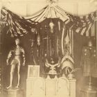 Photograph - the armor of the second Louis and the Hungarian-related objects at the Exhibition of Applied Arts 1876, Kunstkammer of Ambras