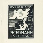Ex-libris (bookplate) - István Pétermann