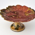 Footed bowl - With wine leafs