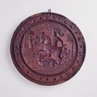 Gingerbread mould - with Saint George slaying the dragon