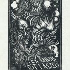 Ex-libris (bookplate) - László Tót (made for Lajos Tóth)