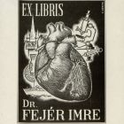 Ex-libris (bookplate) - Dr. Imre Fejér