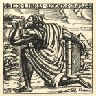 Ex-libris (bookplate) - L(ajos) Szenes