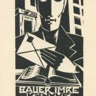 Ex-libris (bookplate) - Book of Imre Bauer