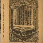 Book jacket - for the work "Ódon szoba, divatjamúlt világ" (Old-fashioned room, outdated world) by Hoonoré de Balzac