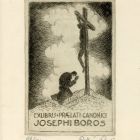 Ex-libris (bookplate) - praelati canonici Josephi Boros