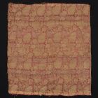 Silk fabric fragment