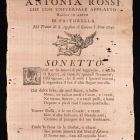 Print - with sonnet glorifying ballerina Antonia Rossi