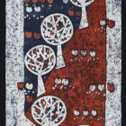 Textile image - With trees