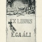 Ex-libris (bookplate) - E. Gaáli