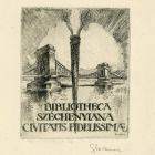 Ex-libris (bookplate) - Bibliotheca Széchenyiana Civitatis Fidelissimae