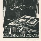 Ex-libris (bookplate) - Book of Lajos Gaál